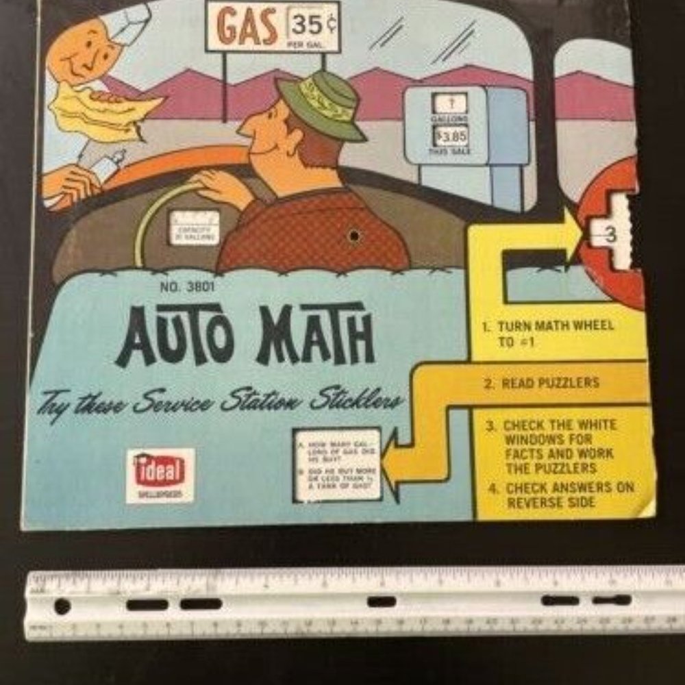 Auto Math AND Kitchen Math - Ideal Spellbinders 1972 - Picture 8 of 8